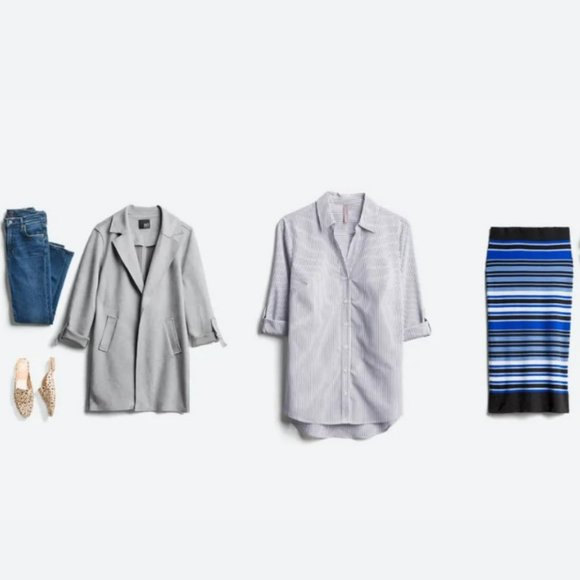 Button Down Blouse L - Picture 2 of 11